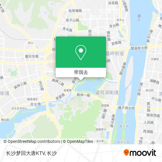 长沙梦回大唐KTV地图