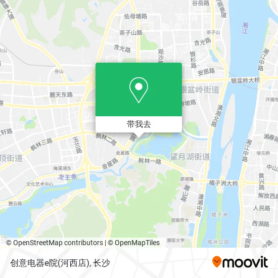 创意电器e院(河西店)地图