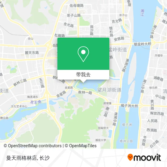 曼天雨格林店地图