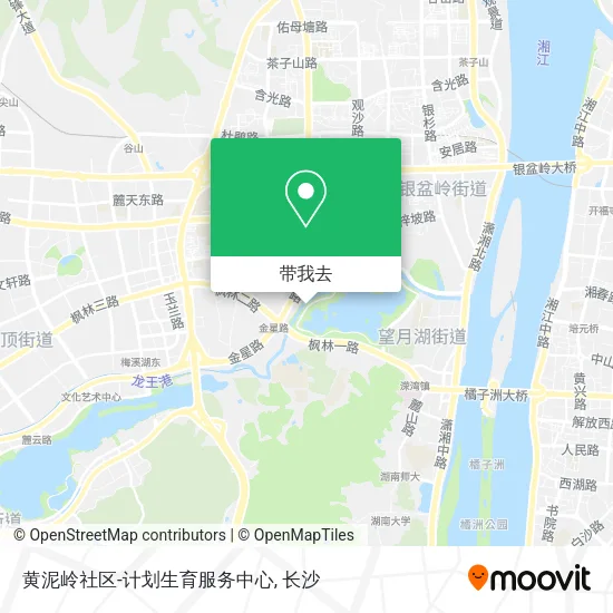 黄泥岭社区-计划生育服务中心地图