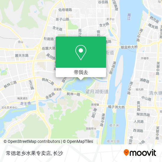 常德老乡水果专卖店地图