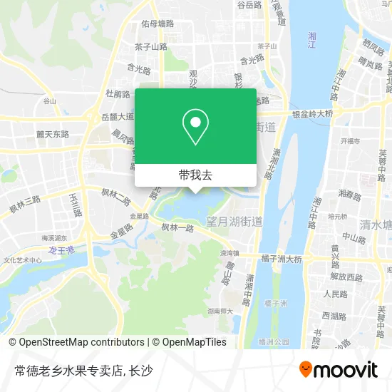 常德老乡水果专卖店地图