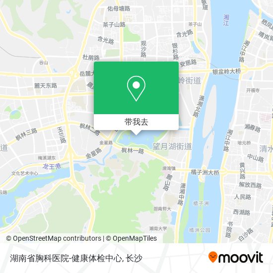 湖南省胸科医院-健康体检中心地图