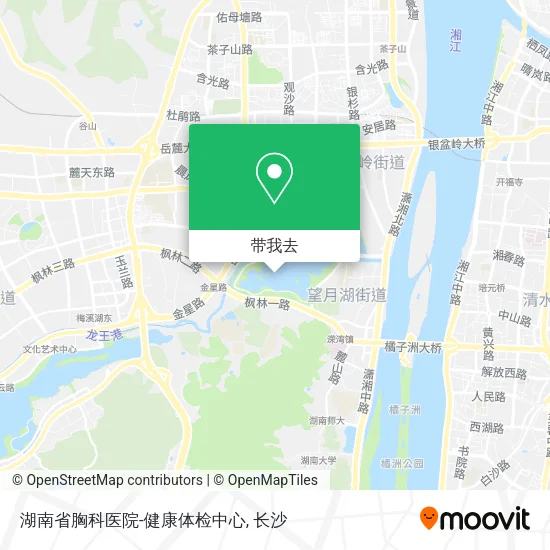 湖南省胸科医院-健康体检中心地图