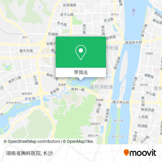湖南省胸科医院地图