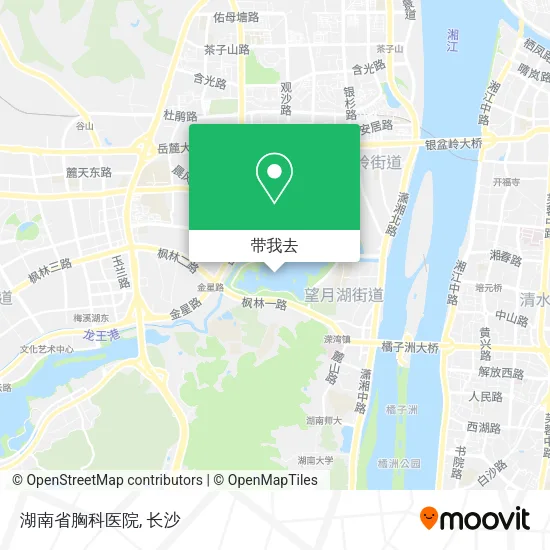 湖南省胸科医院地图