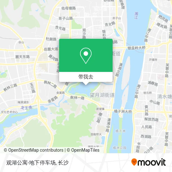 观湖公寓-地下停车场地图