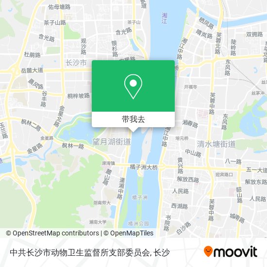 中共长沙市动物卫生监督所支部委员会地图