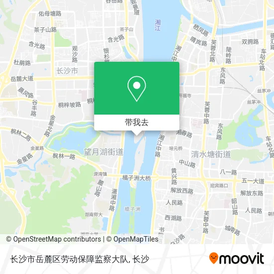 长沙市岳麓区劳动保障监察大队地图