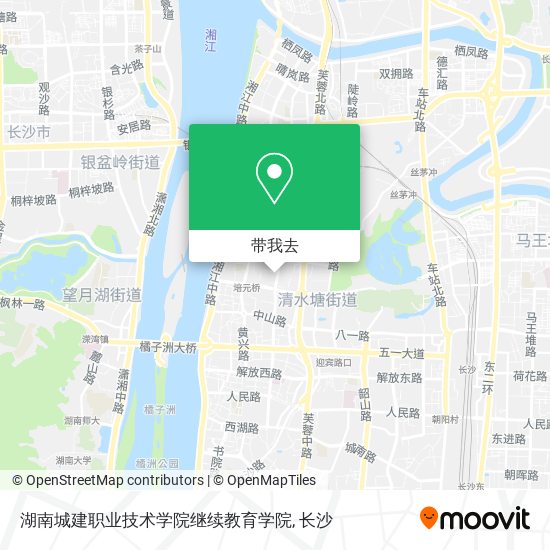 湖南城建职业技术学院继续教育学院地图