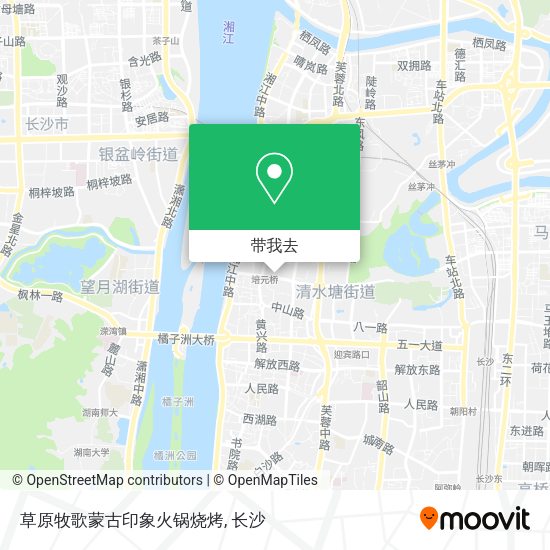 草原牧歌蒙古印象火锅烧烤地图