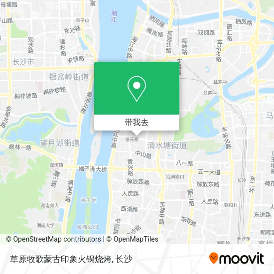 草原牧歌蒙古印象火锅烧烤地图
