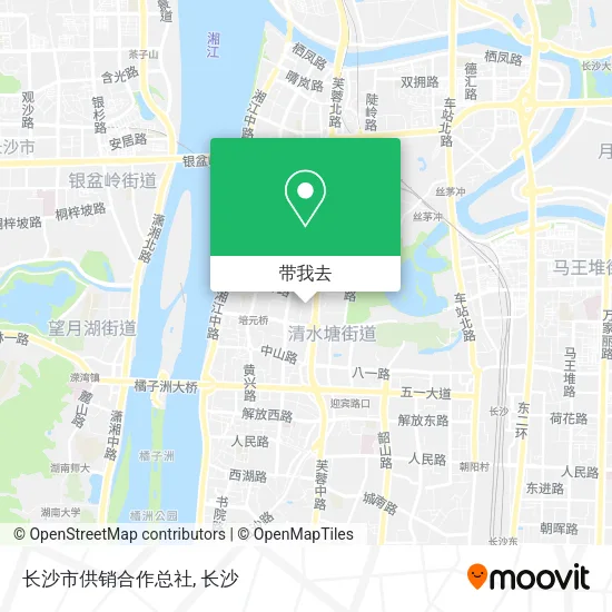 长沙市供销合作总社地图