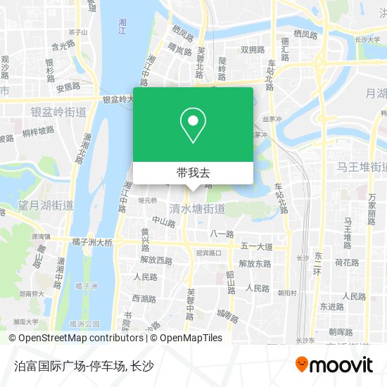 泊富国际广场-停车场地图