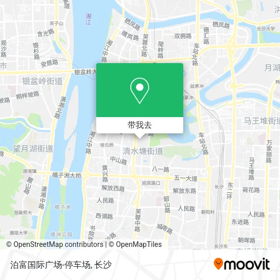 泊富国际广场-停车场地图