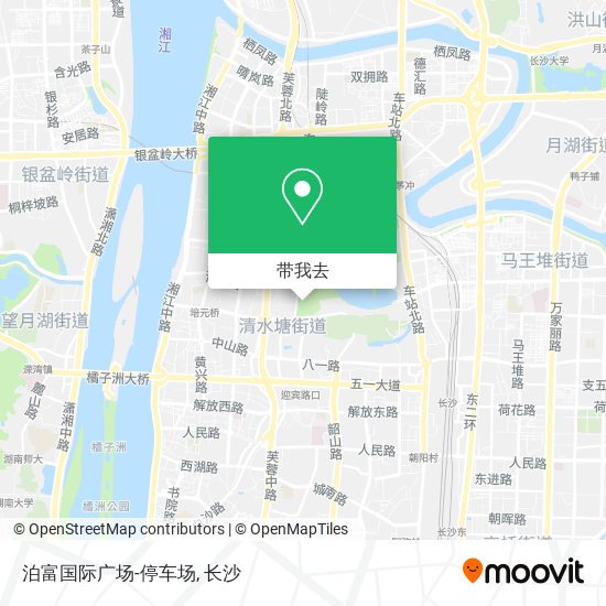 泊富国际广场-停车场地图