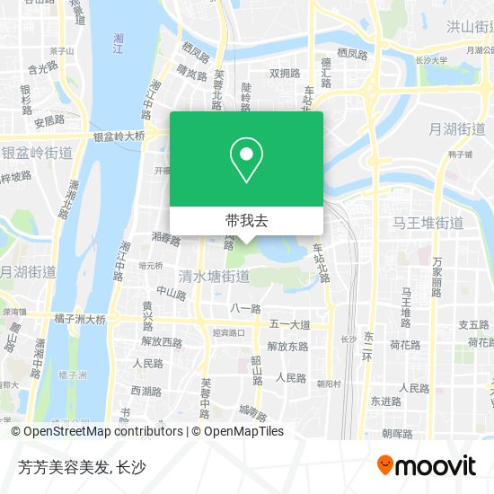 芳芳美容美发地图