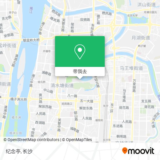 纪念亭地图
