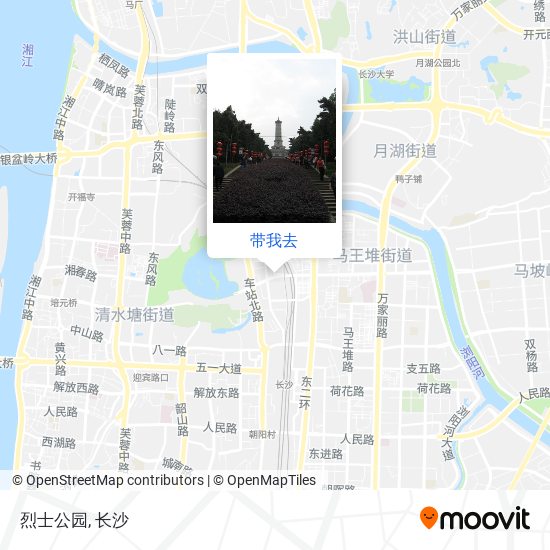 烈士公园地图