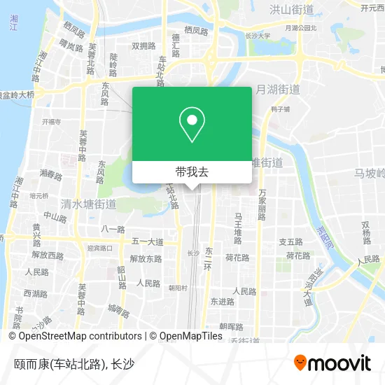 颐而康(车站北路)地图