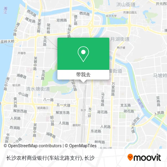 长沙农村商业银行(车站北路支行)地图