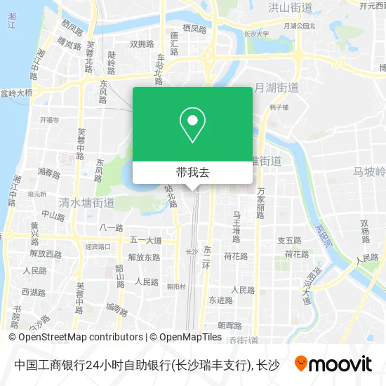 中国工商银行24小时自助银行(长沙瑞丰支行)地图