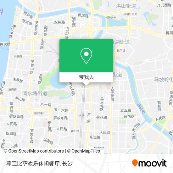 尊宝比萨欢乐休闲餐厅地图