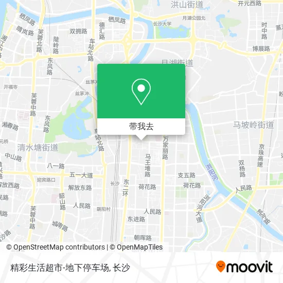 精彩生活超市-地下停车场地图