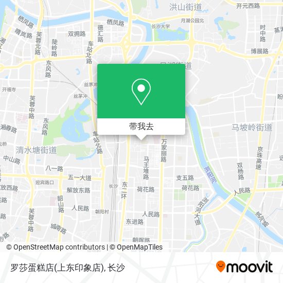 罗莎蛋糕店(上东印象店)地图