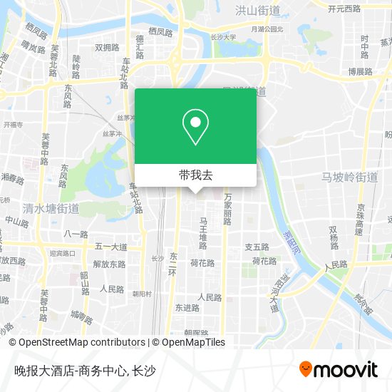 晚报大酒店-商务中心地图