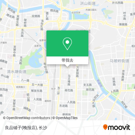 良品铺子(晚报店)地图