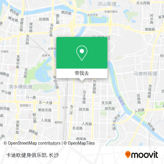 卡迪欧健身俱乐部地图