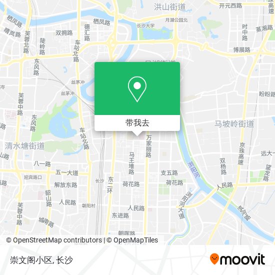 崇文阁小区地图