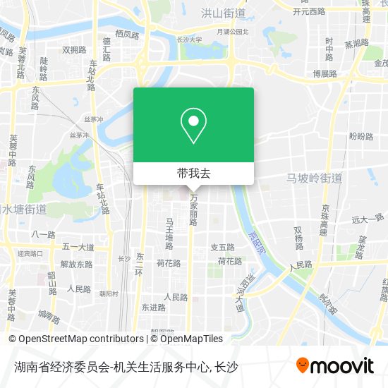 湖南省经济委员会-机关生活服务中心地图