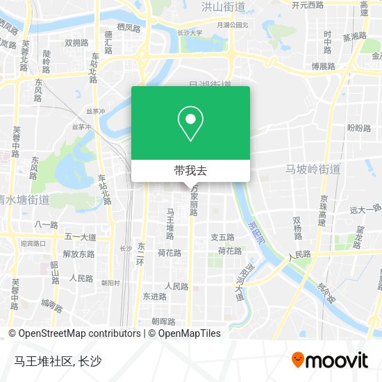 马王堆社区地图