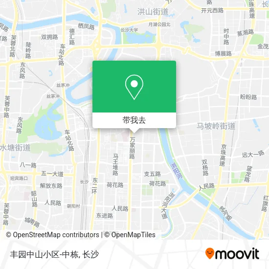 丰园中山小区-中栋地图