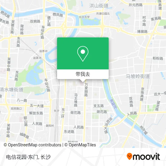 电信花园-东门地图