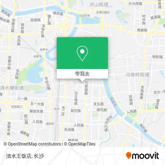 清水王饭店地图