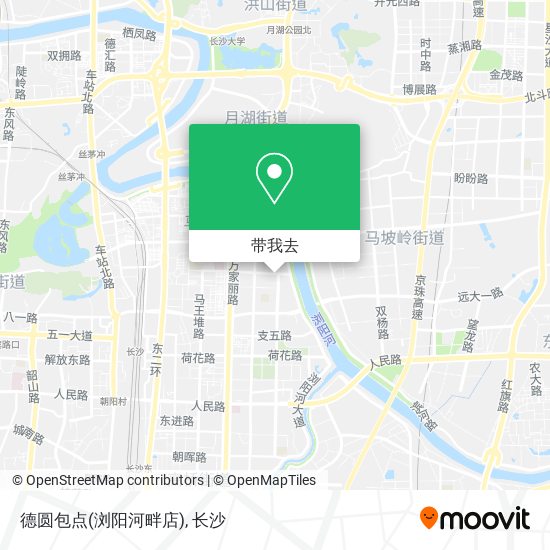 德圆包点(浏阳河畔店)地图