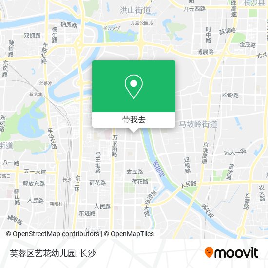 芙蓉区艺花幼儿园地图