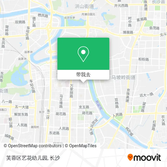 芙蓉区艺花幼儿园地图