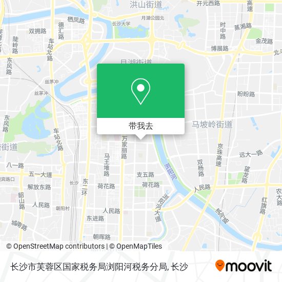 长沙市芙蓉区国家税务局浏阳河税务分局地图