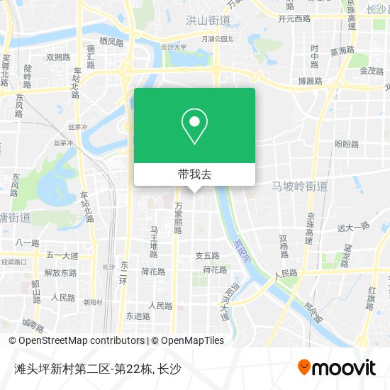 滩头坪新村第二区-第22栋地图