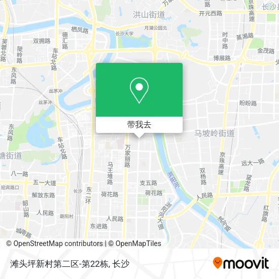 滩头坪新村第二区-第22栋地图