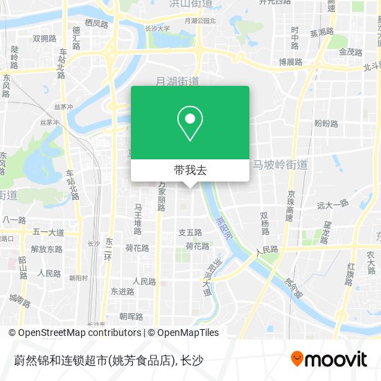蔚然锦和连锁超市(姚芳食品店)地图