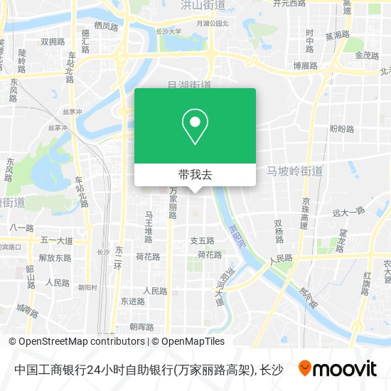 中国工商银行24小时自助银行(万家丽路高架)地图