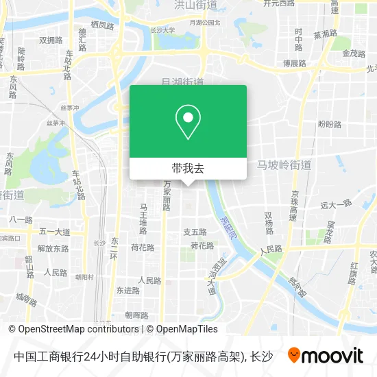 中国工商银行24小时自助银行(万家丽路高架)地图