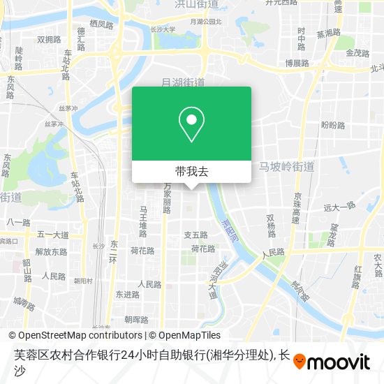 芙蓉区农村合作银行24小时自助银行(湘华分理处)地图