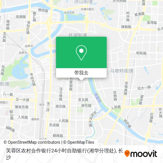 芙蓉区农村合作银行24小时自助银行(湘华分理处)地图