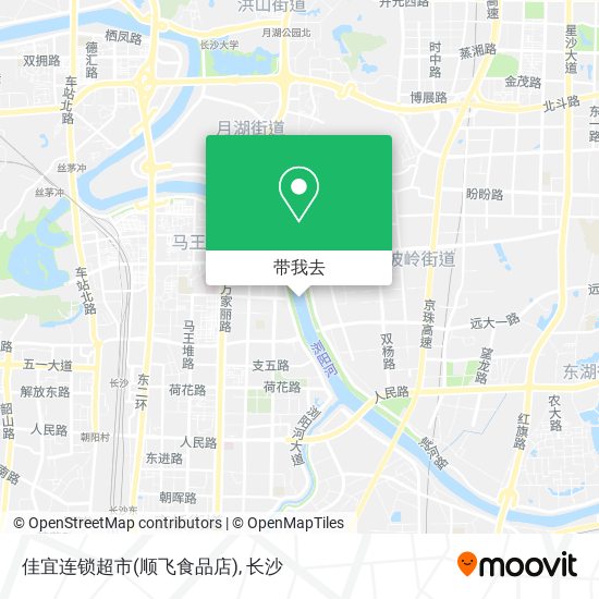 佳宜连锁超市(顺飞食品店)地图
